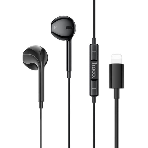 Hoco M111 Plug And Play Primero Digital Lightning Handsfree - Black
