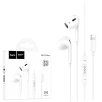 Thumbnail for Hoco M111 Plug and Play Primero Digital Handfree for iPhone - White
