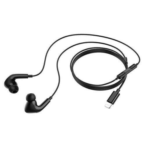 Hoco M111 Pro Plug And Play Primero Digital Lightning Handsfree - Black