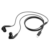 Thumbnail for Hoco M111 Pro Plug And Play Primero Digital Lightning Handsfree - Black