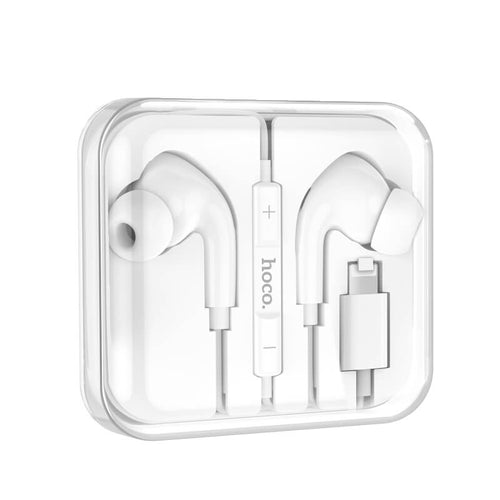 Hoco M111 Pro Plug And Play Primero Digital  Handsfree for iPhone - White