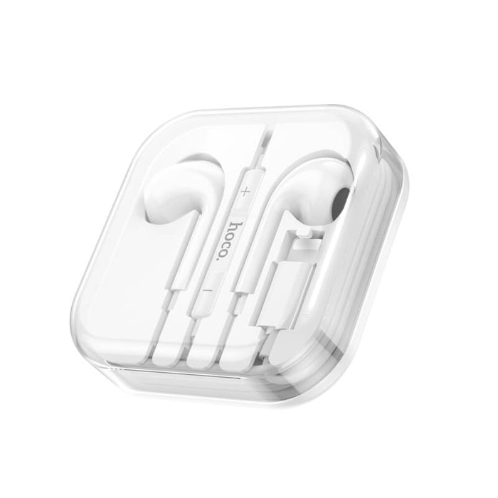 Hoco M111 Max Plug And Play Primero Digital Lightning Handsfree - White