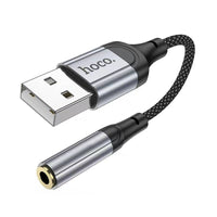 Thumbnail for Hoco LS36 USB-C to 3.5mm Adapter - Black