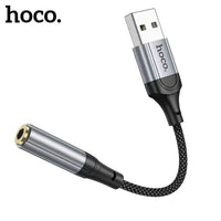 Thumbnail for Hoco LS36 USB-C to 3.5mm Adapter - Black