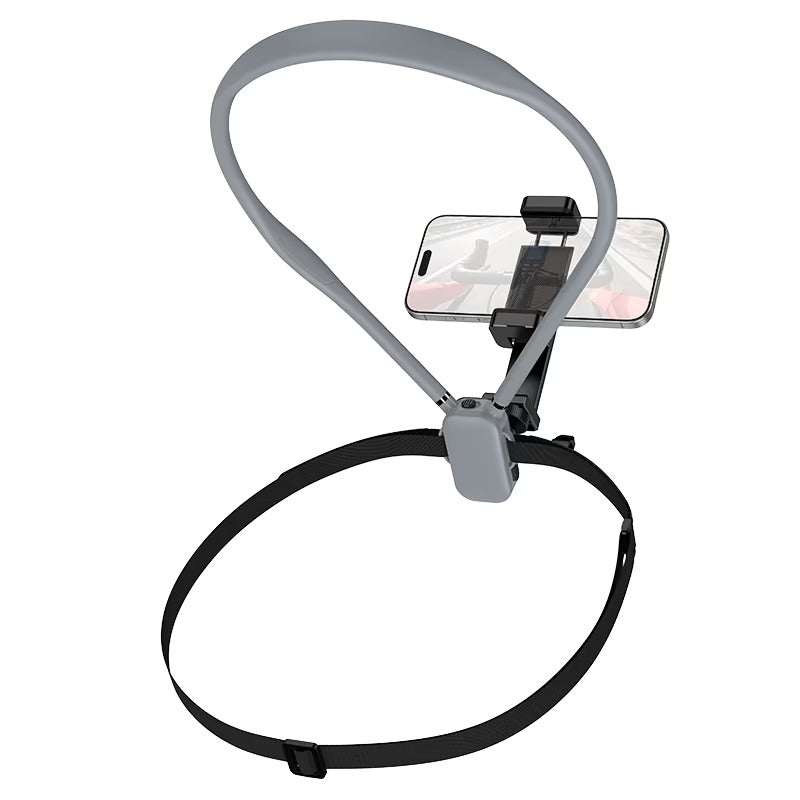 Hoco K30 Campo Enhanced Anti Shake Neck-hanging holder - Black