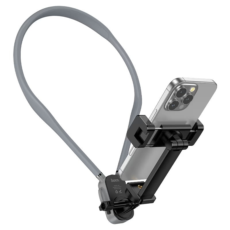 Hoco K30 Campo Enhanced Anti Shake Neck-hanging holder - Black