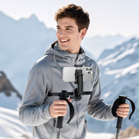 Thumbnail for Hoco K30 Campo Enhanced Anti Shake Neck-hanging holder - Black