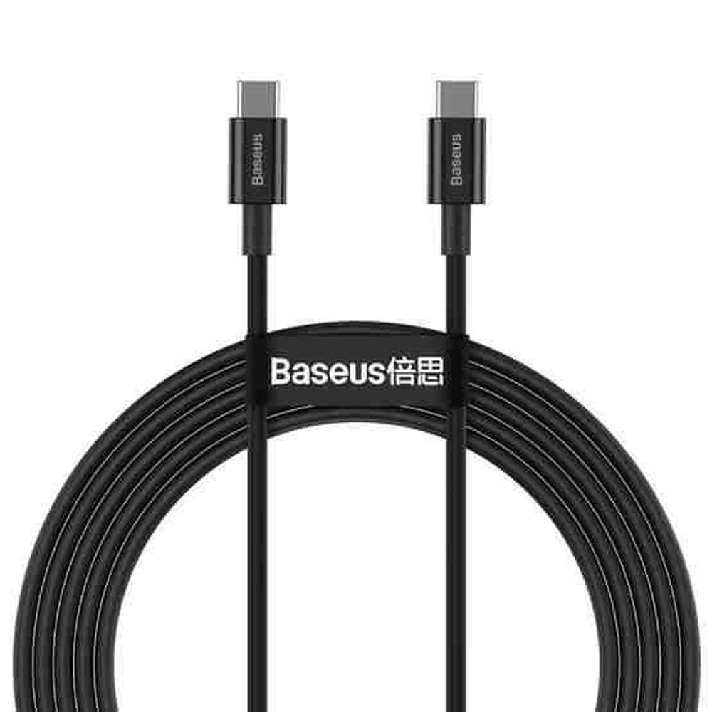 Baseus Superior Series Fast Charging Data Cable USB-C to USB-C 100W 2Meter - Black