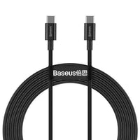 Thumbnail for Baseus Superior Series Fast Charging Data Cable USB-C to USB-C 100W 2Meter - Black