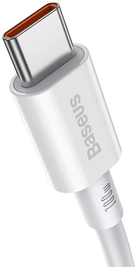 Thumbnail for Baseus Superior Series Fast Charging Data Cable USB-C to USB-C 100W 1Meter - White