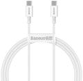 Baseus Superior Series Fast Charging Data Cable USB-C to USB-C 100W 1Meter - White