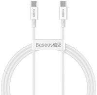 Thumbnail for Baseus Superior Series Fast Charging Data Cable USB-C to USB-C 100W 1Meter - White