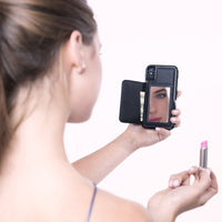 Thumbnail for Case-mate Compact Mirror Case for iphone X/XS - Black