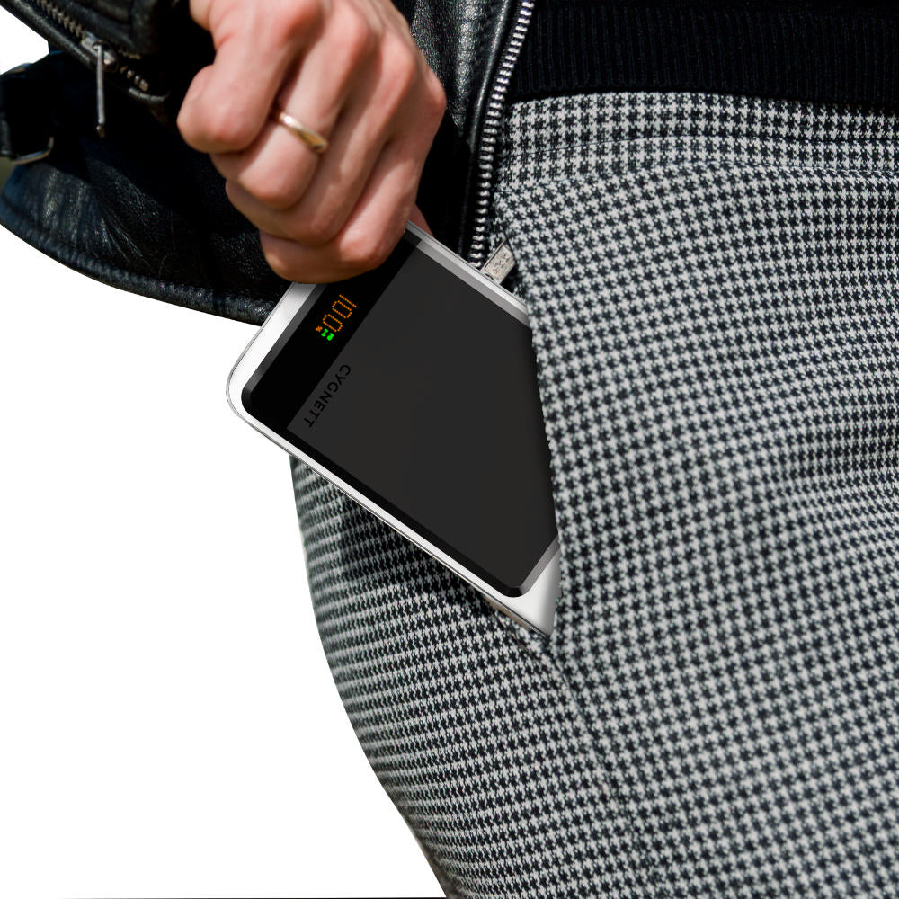 Cygnett Magslim 10000mAh Magnetic Wireless Power Bank - Black