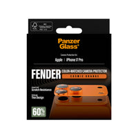 Thumbnail for PanzerGlass Fender Camera Lens Protector for iPhone 17 Pro - Orange