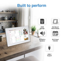 Thumbnail for Laser Digital Calendar 15.6 Inch Touch Screen - White - NO Subscribtion Fee