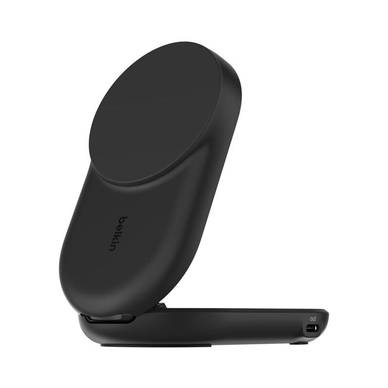 Belkin UltraCharge 2-in-1 Foldable Magnetic Charger with Qi2 25W - Black