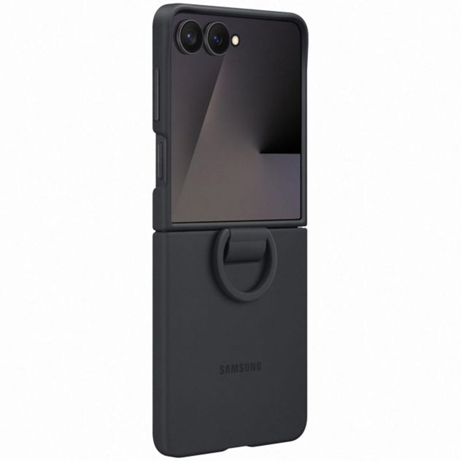 Samsung Silicone Ring Case for Galaxy Flip7 - Black