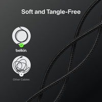 Thumbnail for Belkin Boost Charge Pro USB-A to C - Braided Cable 2 Universally compatible - Black
