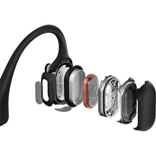 Shokz OpenRun Pro Premium Bone Conduction Open-Ear Sport Headphones - Black