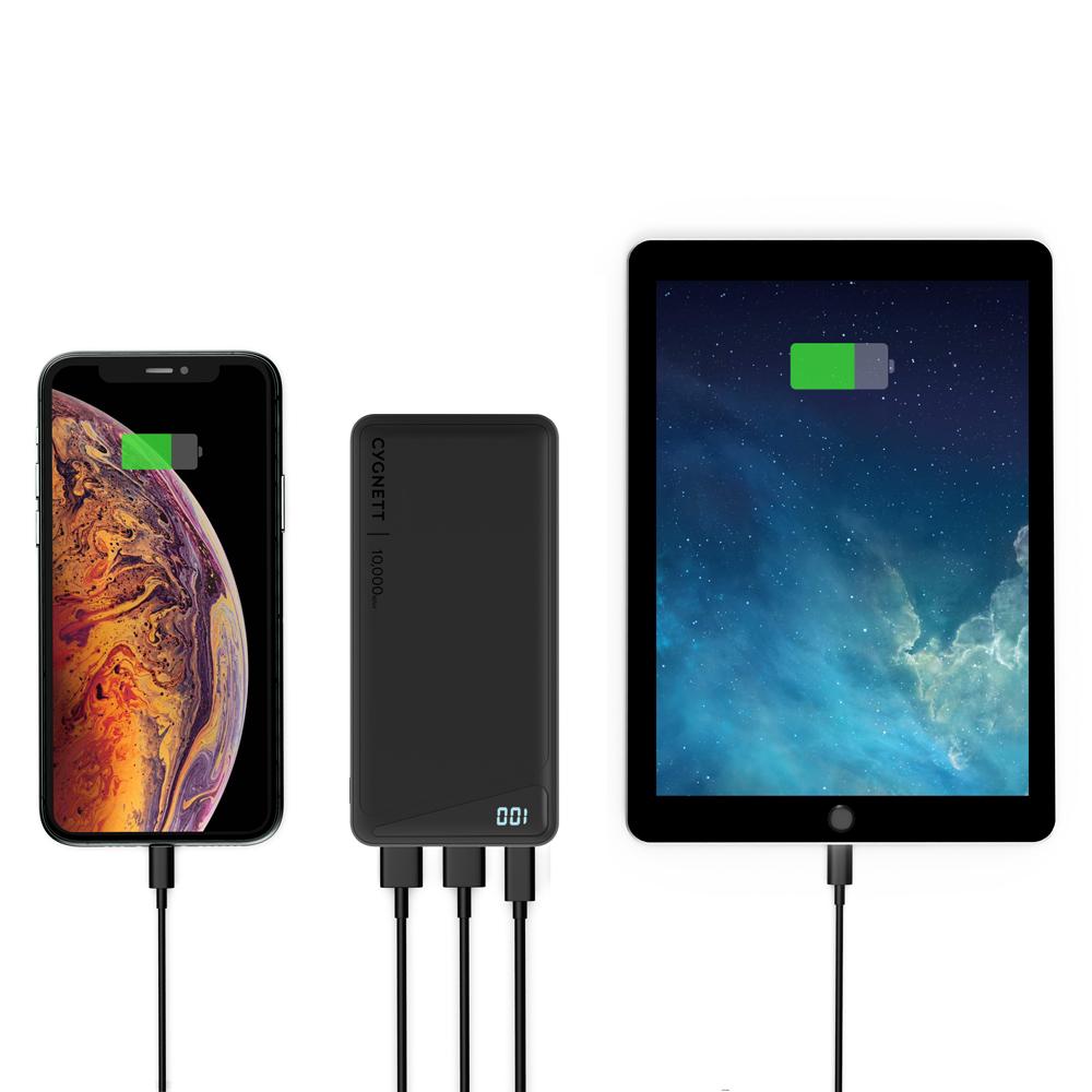 Cygnett ChargeUp Boost Gen2 Power Bank 10,000 mAh - Black