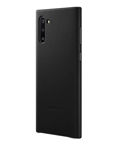Samsung Galaxy Note 10 Leather Cover case - Black