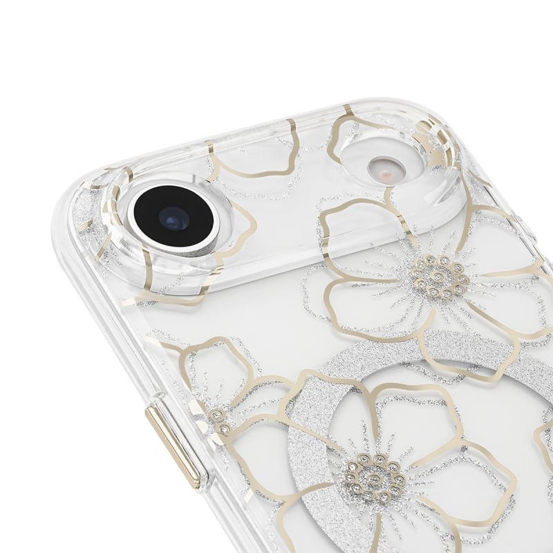 Case-Mate Floral Gems MagSafe Case for Apple iPhone Air- Gold