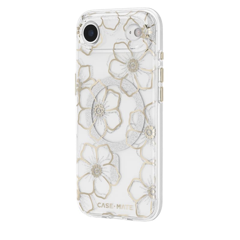Case-Mate Floral Gems MagSafe Case for Apple iPhone Air- Gold