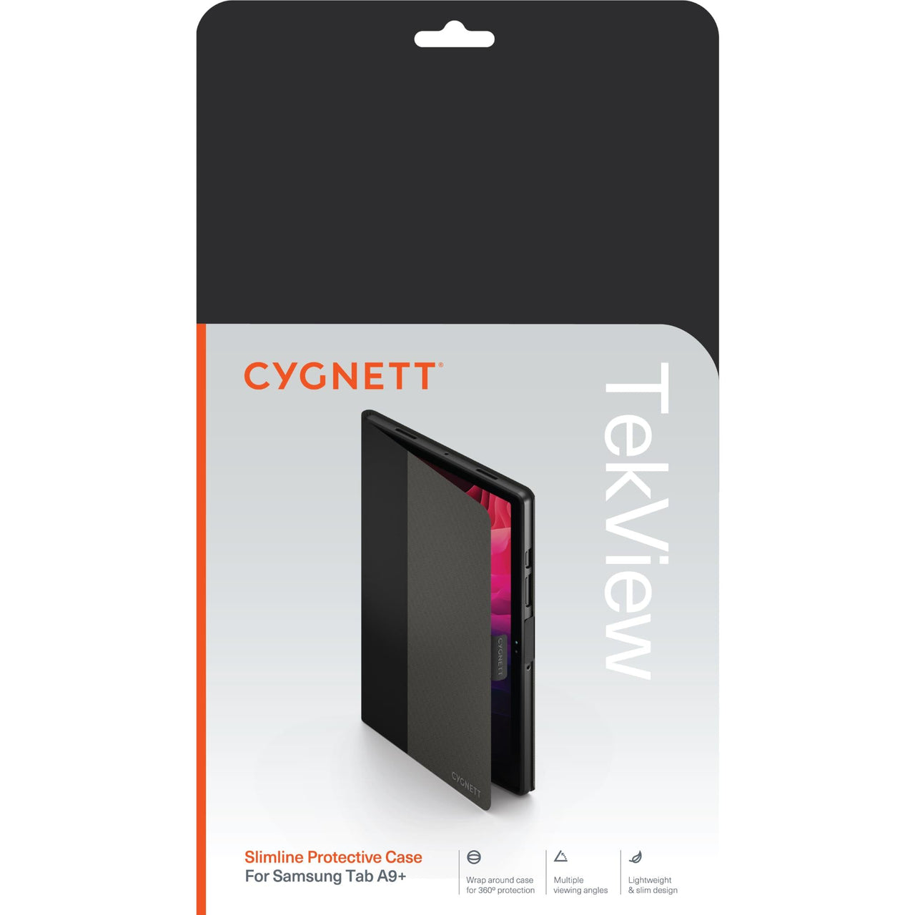 Cygnett TekView Case for Samsung Galaxy Tab A9+ (A9PLUS) - Black