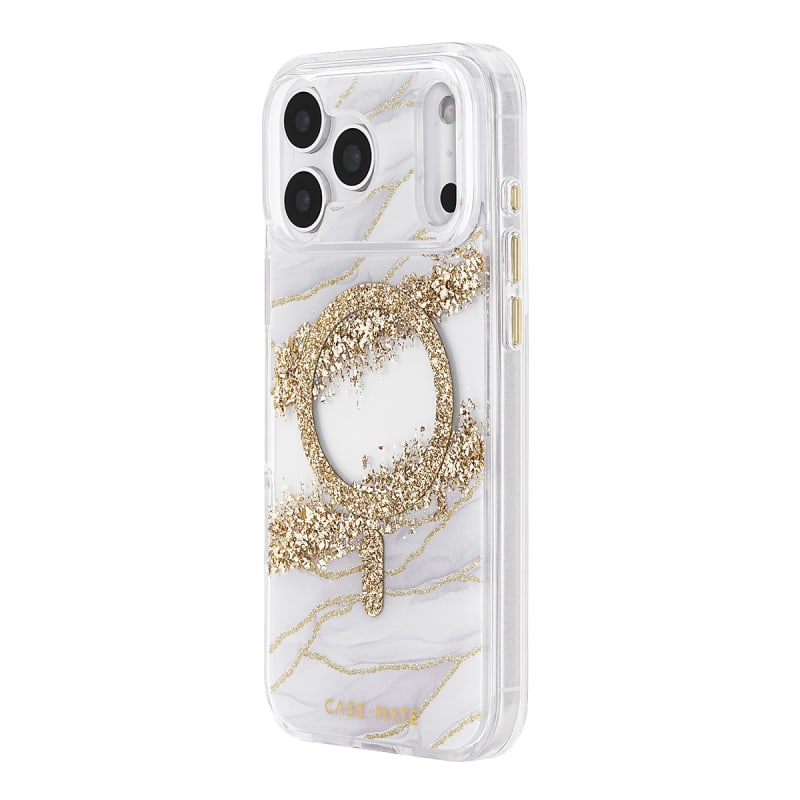 Case-Mate Karat Granite MagSafe Case for iPhone 17 Pro Max - Gold