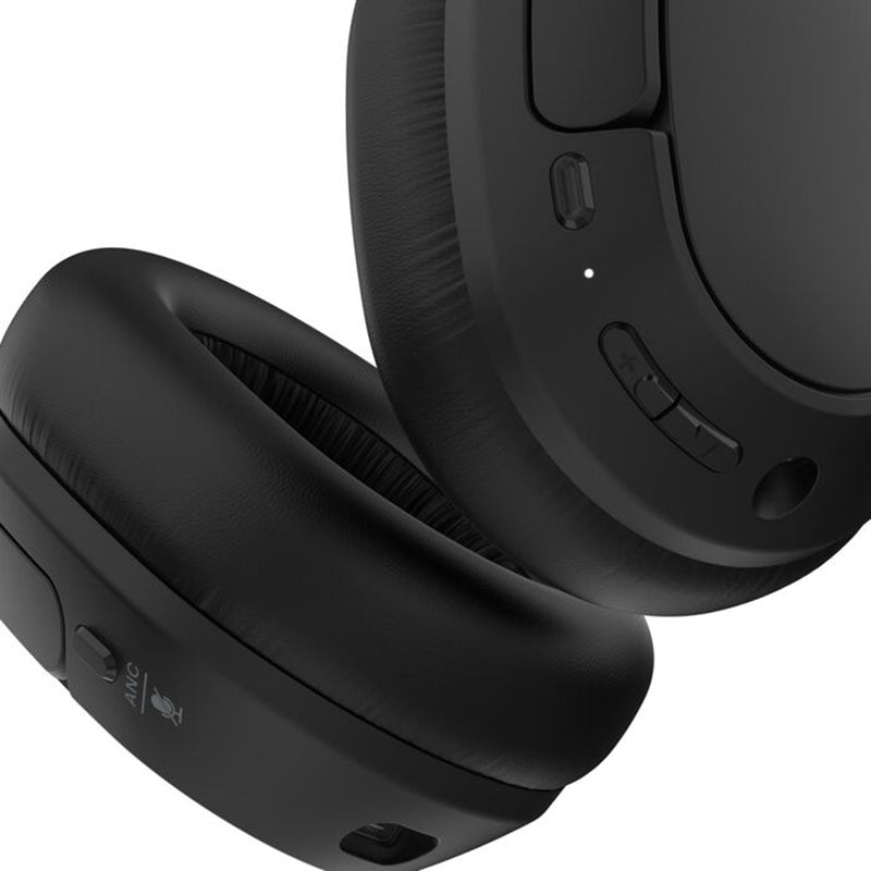 Belkin SoundForm Isolate Wireless Over-Ear Noise Cancelling Headphones - Black