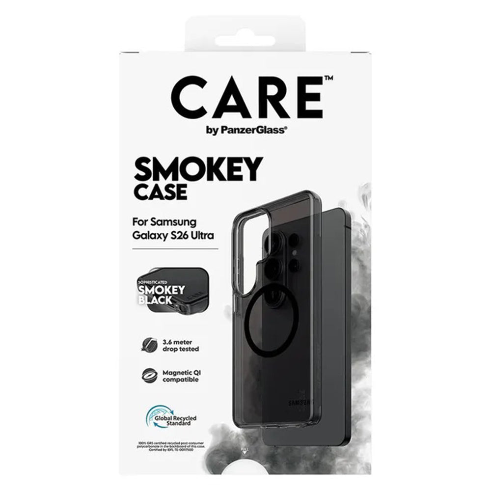 CARE by PanzerGlass Smokey Case for Samsung Galaxy S26 Ultra - Black
