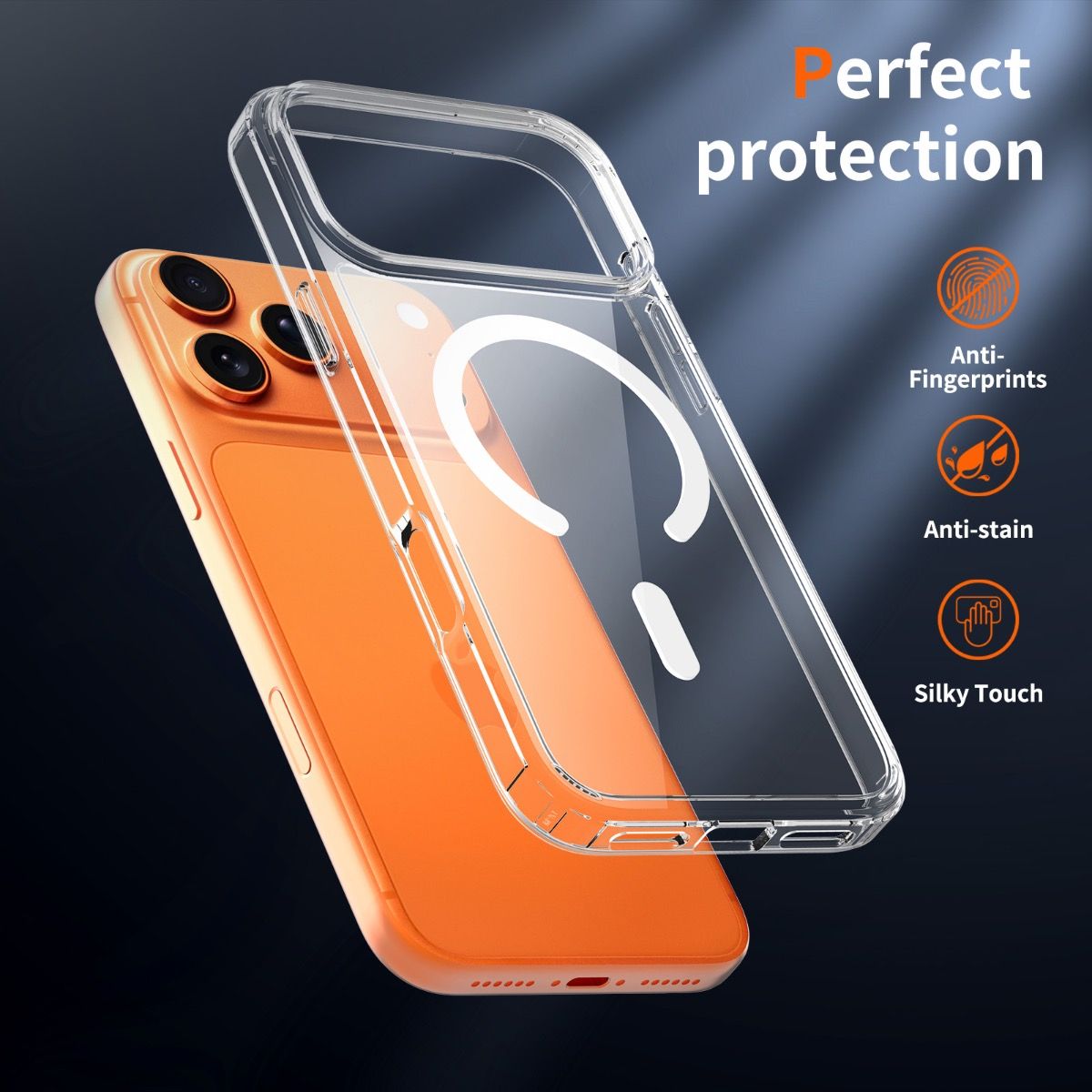 Blacktech MagSafe Case for Samsung Galaxy S26 Ultra - Clear
