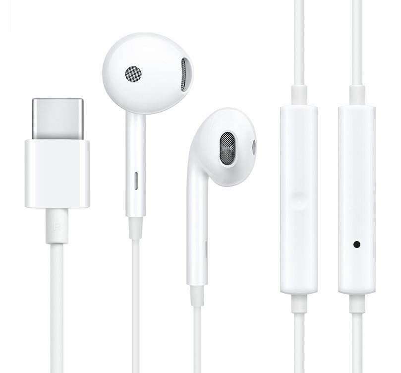 Oppo MH147 in-ear USB-C type c earphones headphones with mic - white
