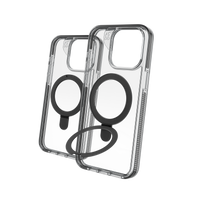 Thumbnail for Santa Cruz Snap Case Ring Stand | iPhone 15 - Clear/Black