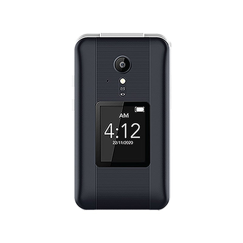 Aspera F42 4G Flip Keypad Smartphone - Titanium