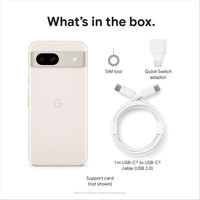 Thumbnail for Google Pixel 8a 5G (Dual Sim, 128GB/8GB, 6.1'') - Porcelain