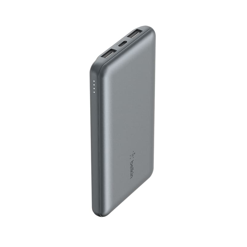 Belkin Boostcharge Slimline Power Bank 10,000 mAh 15W Battery Pack - Space Grey