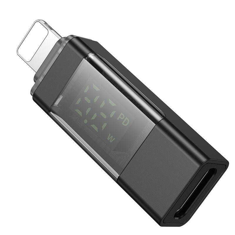 BOROFONE BV25A iPhone Male to Type-C Female Screen Display Adapter - Black