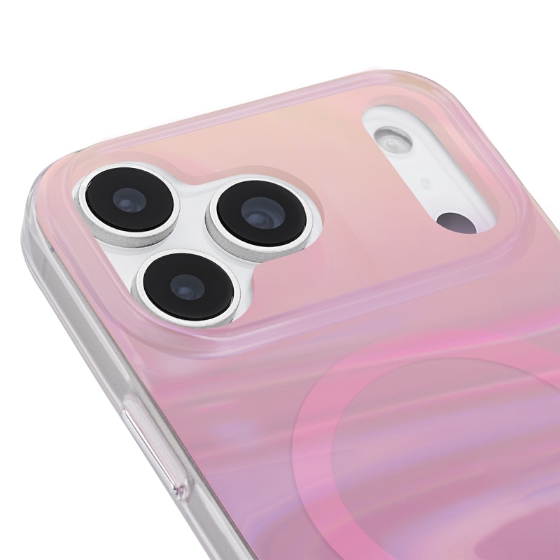 Case-Mate Peach Bubble MagSafe Case for iPhone 17 Pro Max - Iridescent