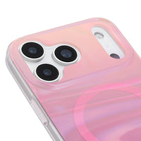 Thumbnail for Case-Mate Peach Bubble MagSafe Case for iPhone 17 Pro Max - Iridescent