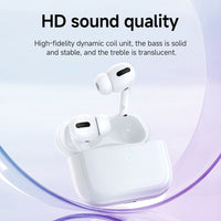 Thumbnail for Hoco EW75 Physical Noise Cancelling True Wireless Earphones  - White