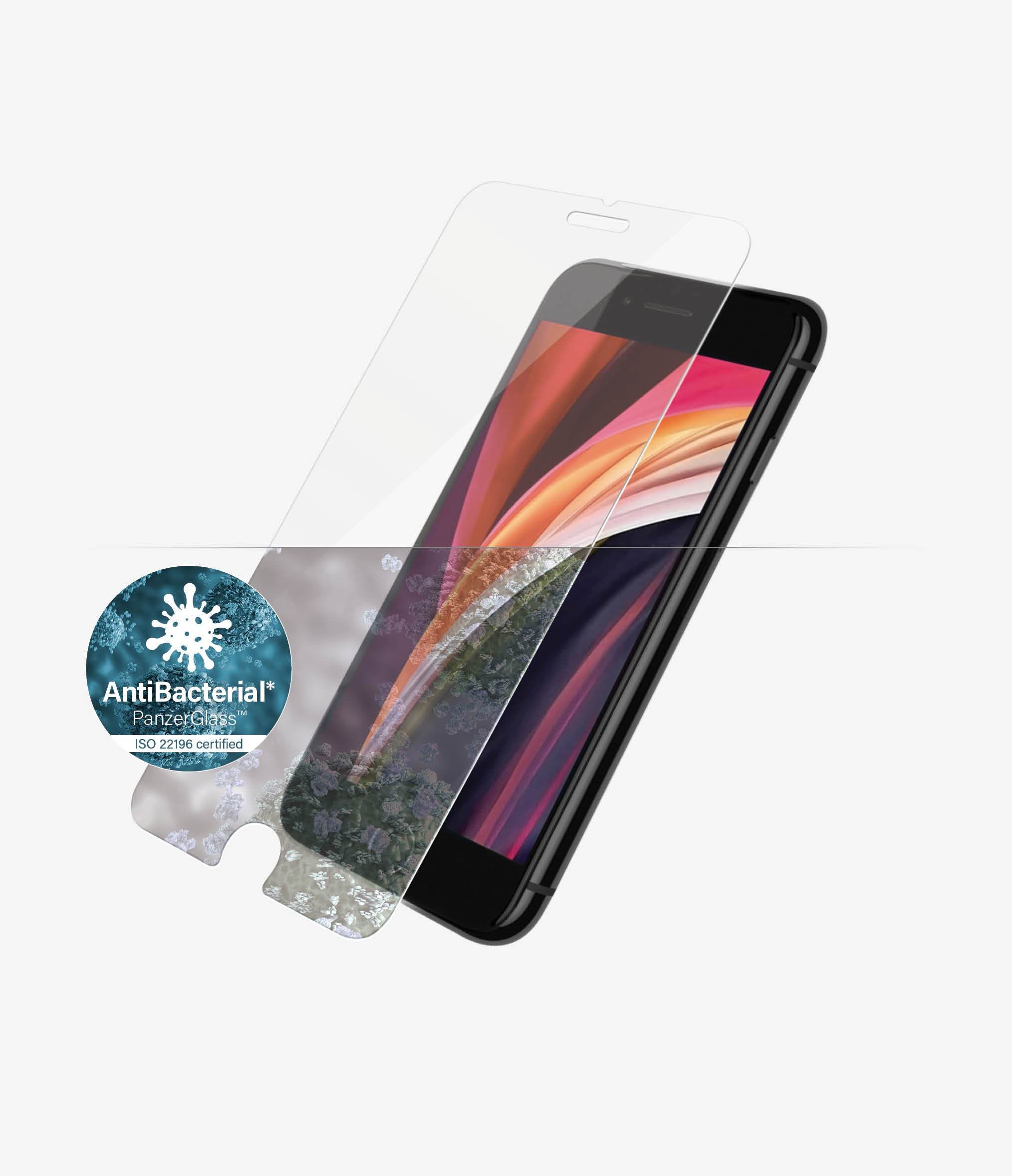 Panzer Glass Screen Protector for iPhone 6/6s/7/8/SE (2020) - Crystal Clear