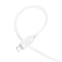 Thumbnail for Hoco X88 Gratified charging cable USB-A to iPhone, iPad -  White