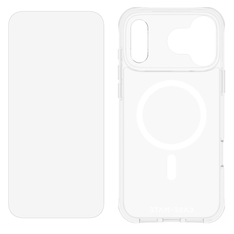 Case-Mate MagSafe Case & Screen Protection for iPhone 17 Pro Max- Clear Case