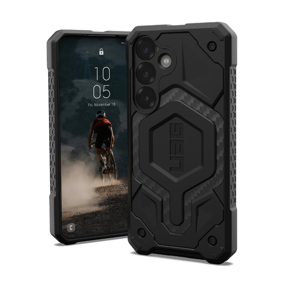 UAG Monarch Pro Case for Samsung S25 - Carbon Fiber