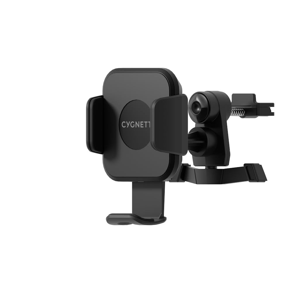 Cygnett Race Wireless 10W Vent Qi Car Charger Mount + QC 3.0 Car Charger
