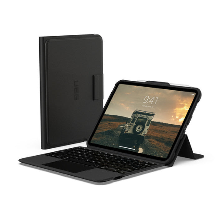 Uag Tablet Case with Integrated Bluetooth Keyboard for iPad 10.2" 7th / 8th / 9th Gen Folio - Black