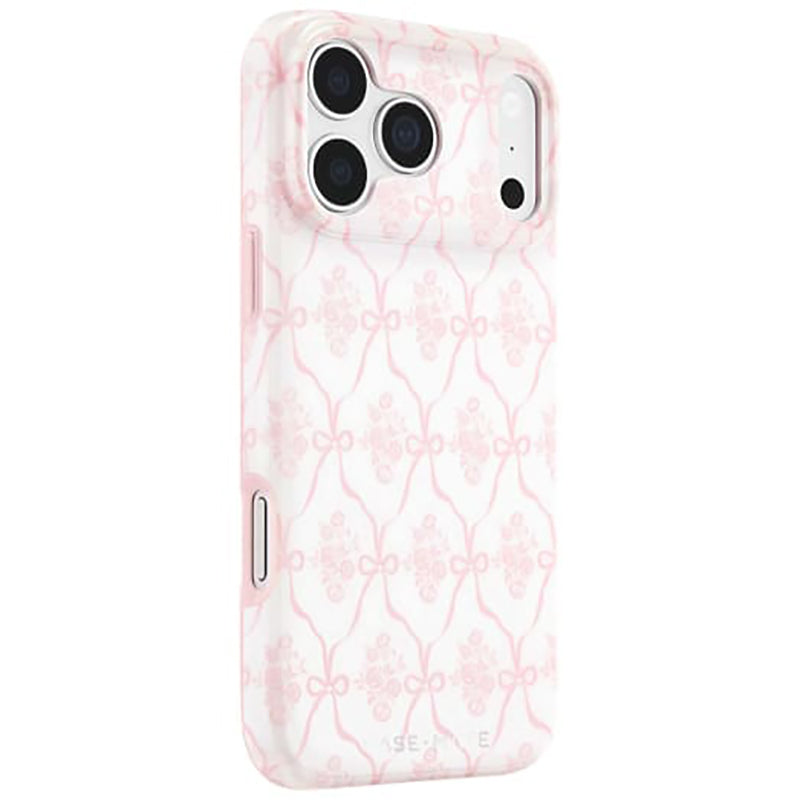 Case-Mate Trellis Bow MagSafe Case for iPhone 18 Pro Max - Ballet Pink