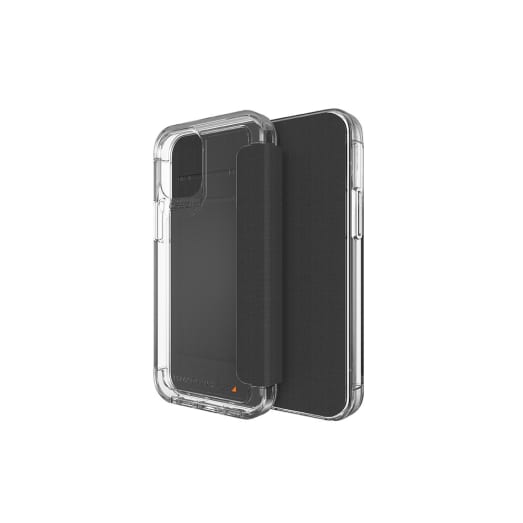 Gear4 D3O Wembley Flip Case Cover for iPhone 12 Mini 5.4" - Clear